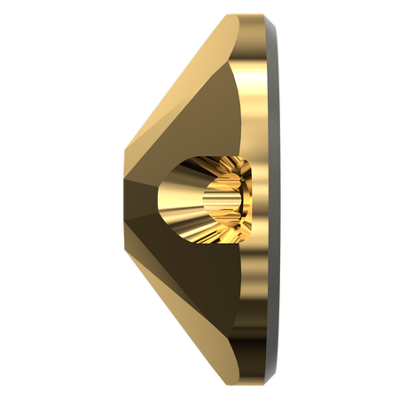 Dreamtime Crystal DC 3288 Round Sew-On Crystal Aurum 8mm