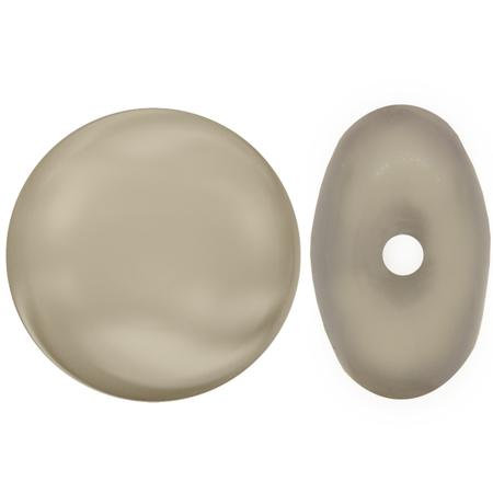 Swarovski 5860 Coin Pearl Bead Platinum 12mm