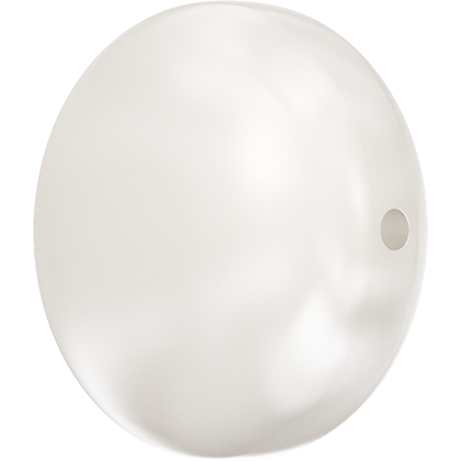 Swarovski 5860 Coin Pearl Bead White 14mm