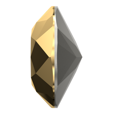 Dreamtime Crystal DC 4470 Cushion Cut Square Fancy Stone Crystal Aurum 10mm