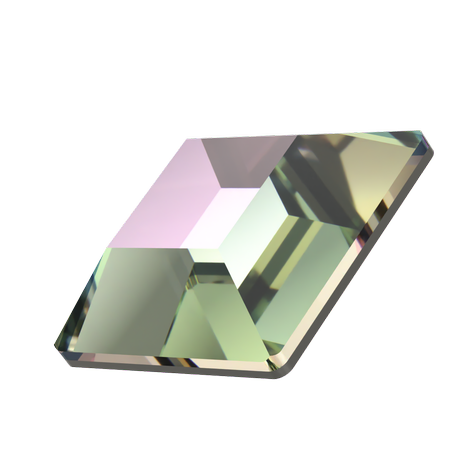 Dreamtime Crystal DC 2400 Square Flat Back Crystal Vitrail Light 3mm