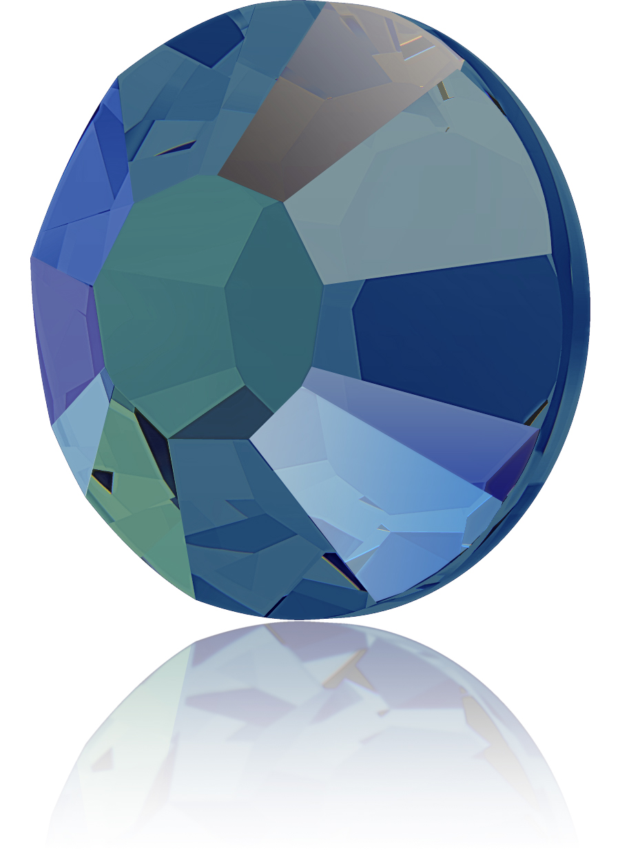 Alora Flatback Rhinestones 12ss Capri Blue AB