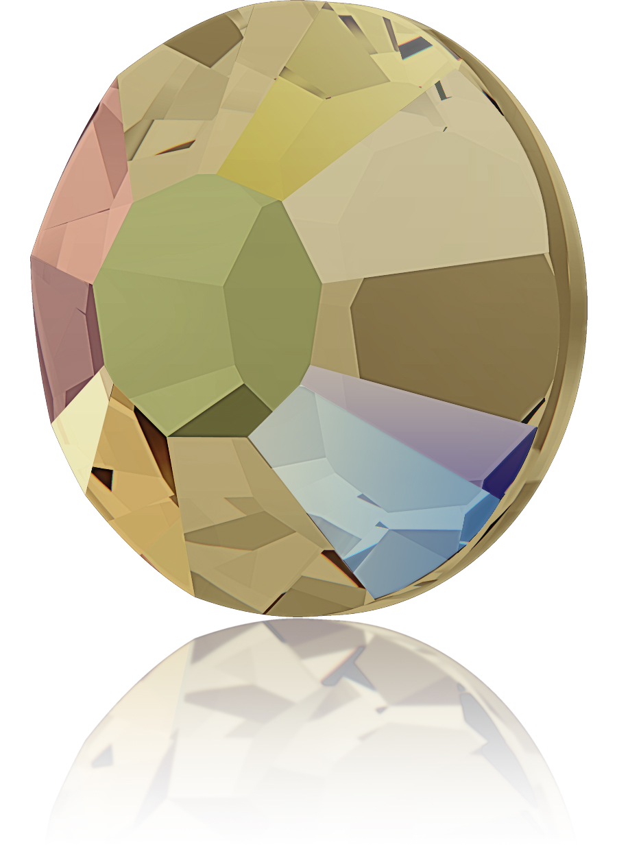 Alora Flatback Rhinestones 12ss Light Colorado Topaz AB