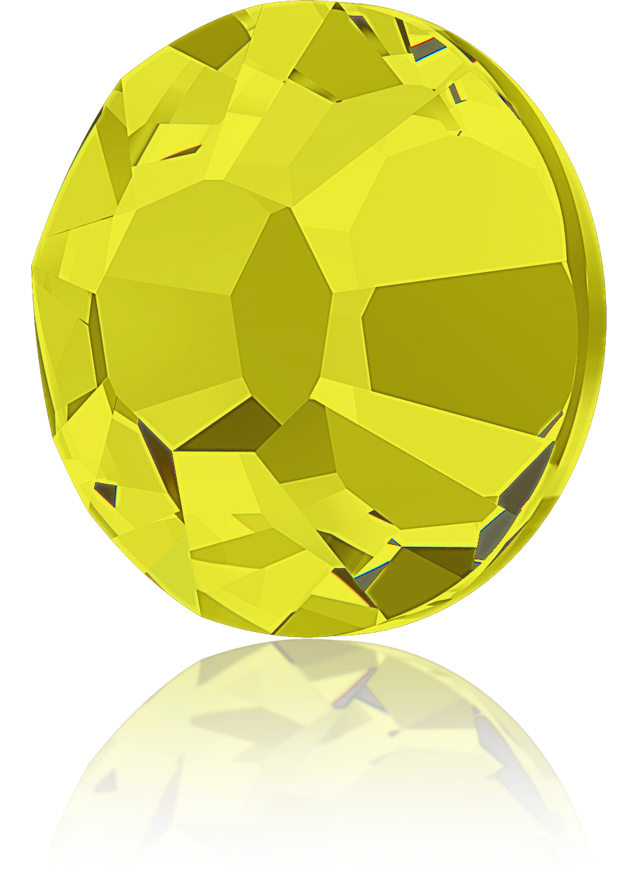 Alora Flatback Rhinestones 12ss Citrine
