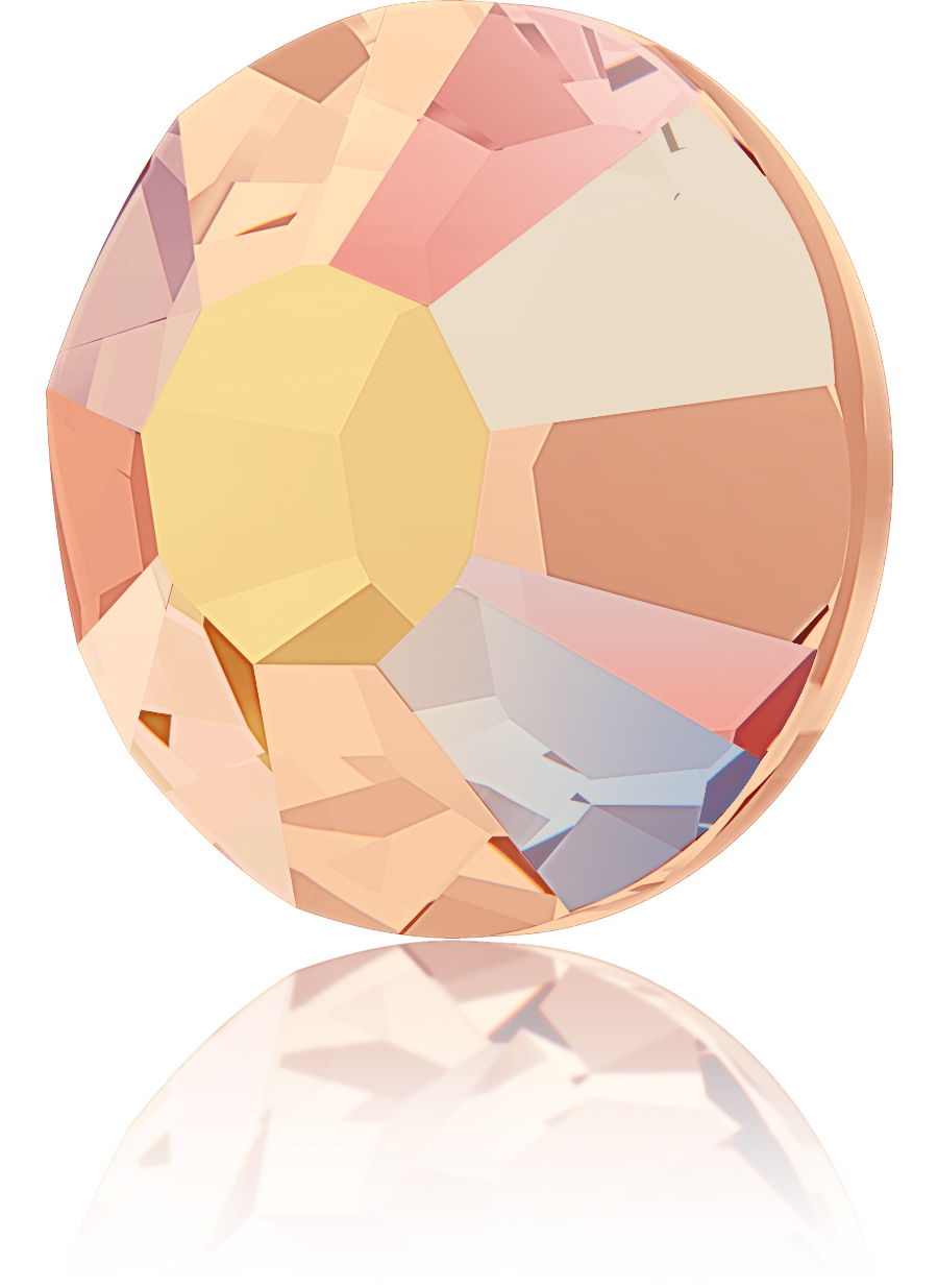 Alora Flatback Rhinestones 16ss Light Peach AB