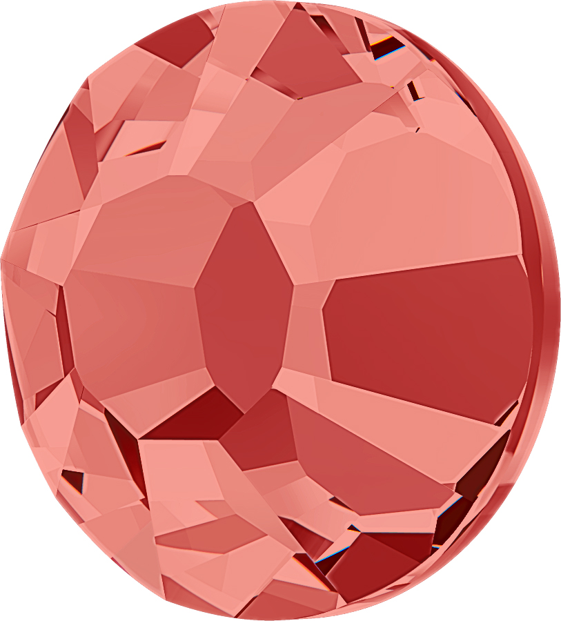 Alora Flatback Rhinestones 12ss Padparadscha