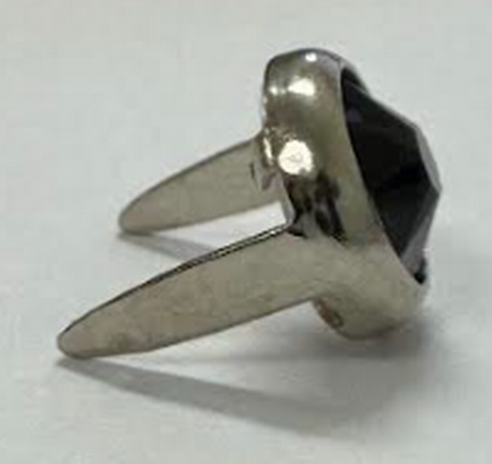 Dreamtime Crystal Bling in the Ring Pre-Set Rhinestones ss34 Graphite/Silver