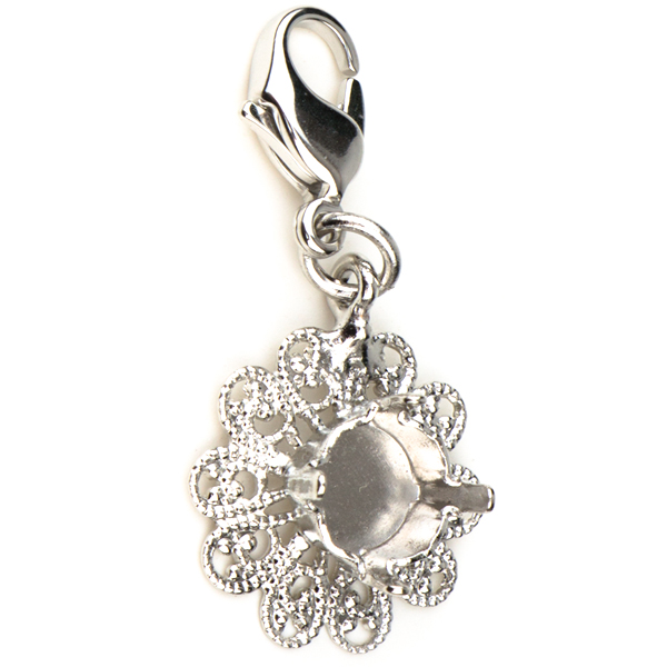 EMPTY CUP CHAIN NECKLACE ENHANCER SS39 WITH 1 BOX FOR Dreamtime Crystal 1088 or 1122