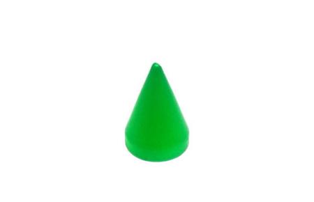 Screw Back Cone 9.5 x 6 Neon Green Spike