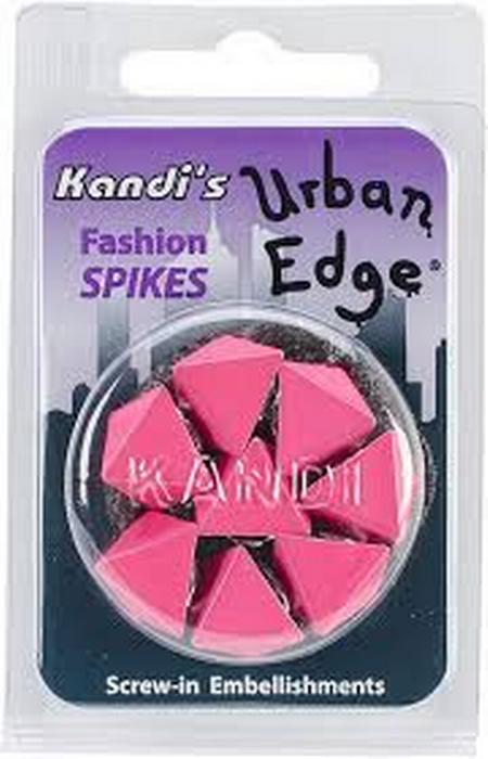 Screw Back Pyramid Spike 13 x 9mm Bubblegum