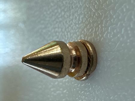 Screw Back Tree 19x10mm Rose Gold Spike