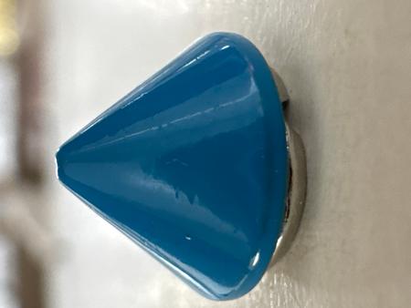 Screw Back Cone 9.5 x 6 Neon Blue Spike