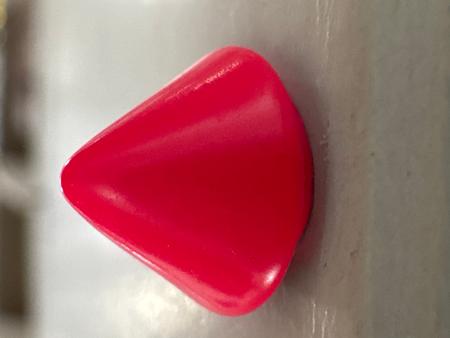 Screw Back Cone 9.5 x 6 Neon Red Spike
