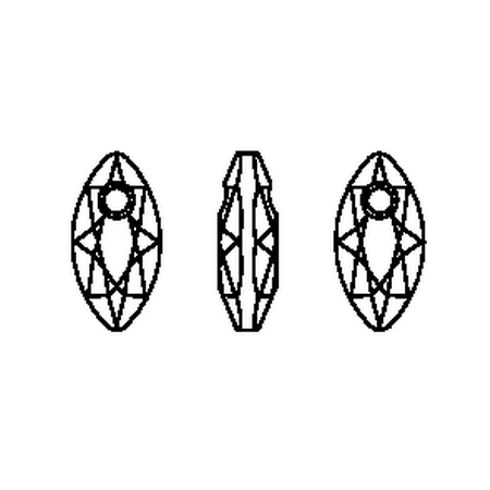 Dreamtime Crystal DC 6437 Marquise Cut Pendant Crystal 16 mm