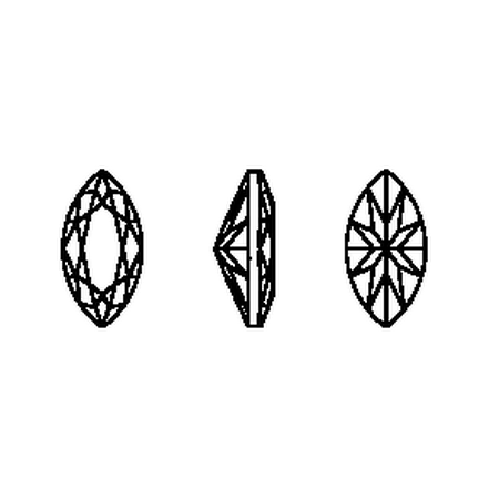 Dreamtime Crystal DC 4210 Marquise Fancy Stone Light Rose 10x5mm