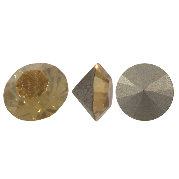 Dreamtime Crystal DC 1028 Chaton Crystal Golden Shine PP24