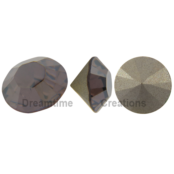 Dreamtime Crystal 1028 Round Rhinestones ss39 Vintage Rose Satin