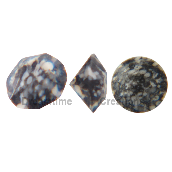 Dreamtime Crystal DC 1088 Chaton Marbled Black PP14