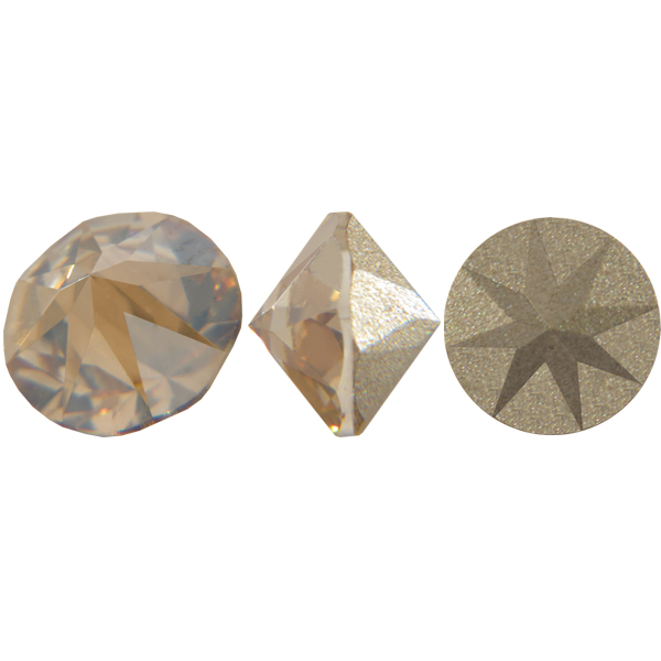 Dreamtime Crystal 1188 Pointed Chaton Crystal Golden Shadow SS24