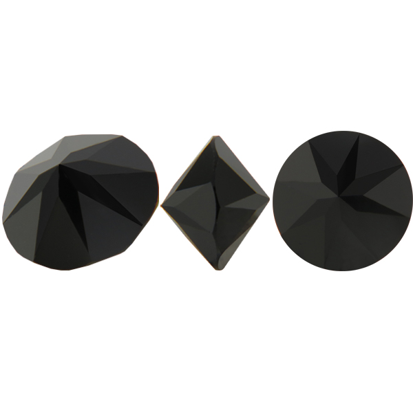 Dreamtime Crystal 1188 Pointed Chaton Jet (Unfoiled) SS29