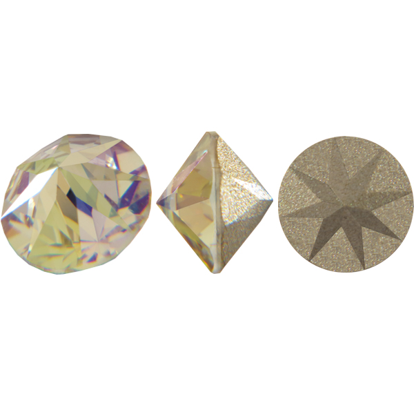 Dreamtime Crystal 1188 Pointed Chaton Crystal Luminous Green SS39