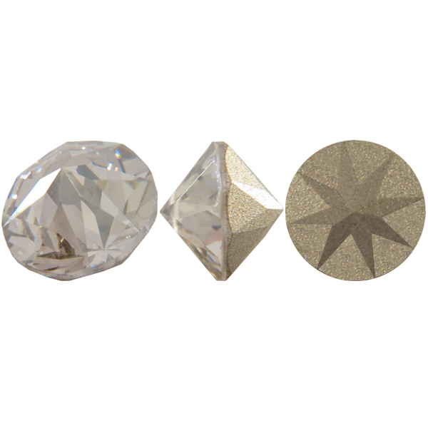 Dreamtime Crystal 1188 Pointed Chaton Crystal Silver Shade SS24