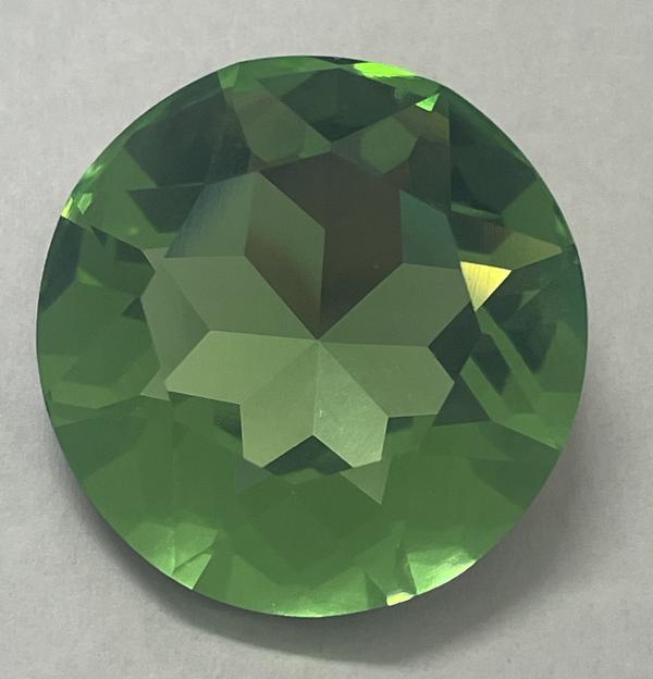 Bling! 1201 Fancy Round Stone Peridot 27mm