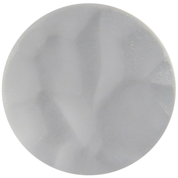 German Round Glass Cabochon Facetted 20mm Crystal Matte