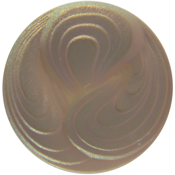 German Round Glass Cabochon Swirl 18mm Crystal Matte/Purple Haze