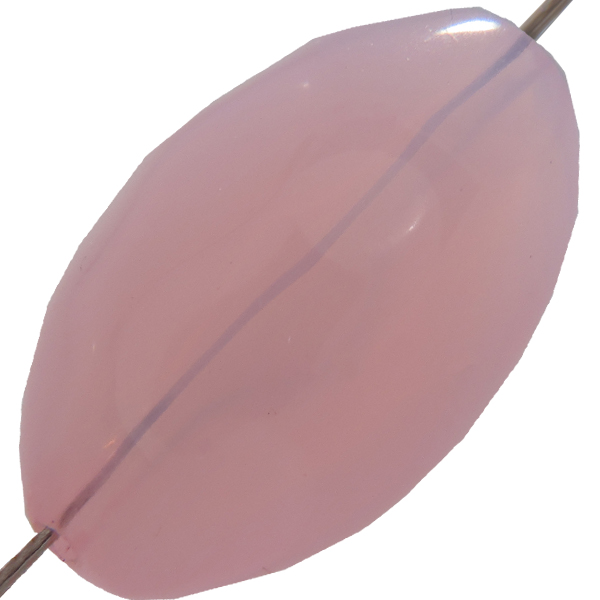 German Martini Oval Bead 24x15mm Rose