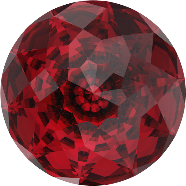 Dreamtime Crystal DC 1400 Brilliant Round Stone Scarlet 12mm