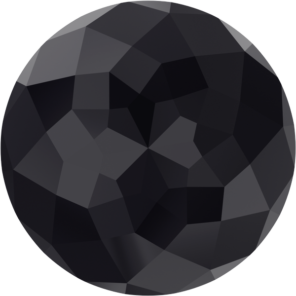 Dreamtime Crystal DC 1400 Brilliant Round Stone Jet 18mm