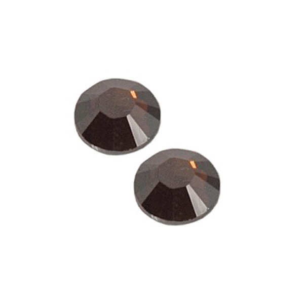 Swarovski 2028 Rhinestones FlatBack 10ss Smoked Topaz Satin