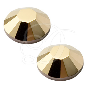 Swarovski 2058 Rhinestones FlatBack 9ss Aurum