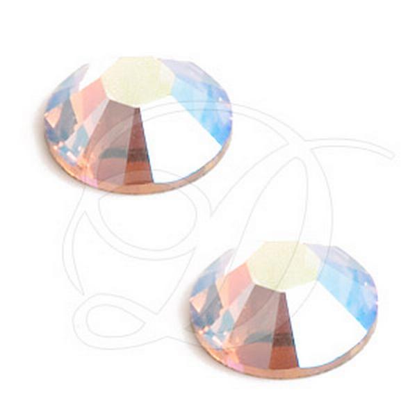 Dreamtime Crystal DC 2028 Rhinestones FlatBack 30ss Vintage Rose AB