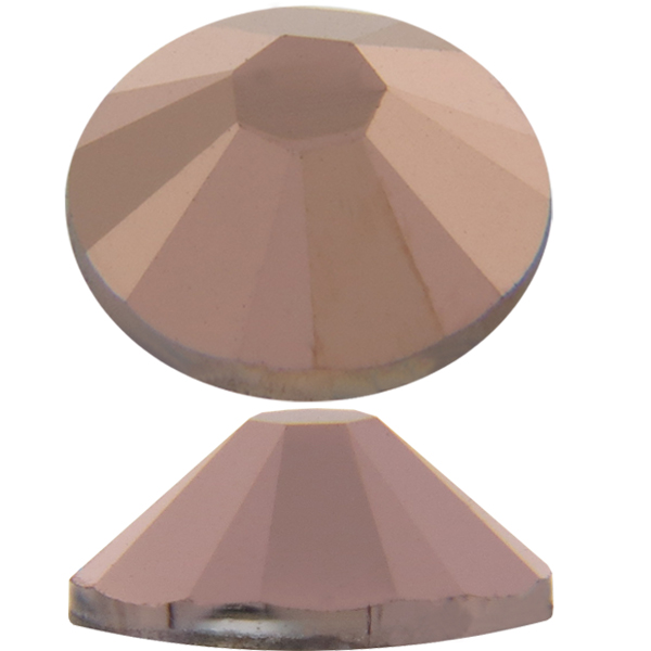 Swarovski 2058 XILION Rose Flat Back Crystal Rose Gold SS5