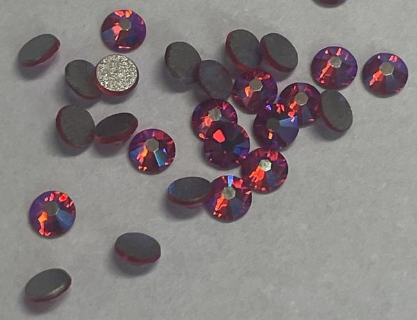 Swarovski 2058 XILION Rose Flat Back Hyacinth Shimmer SS9