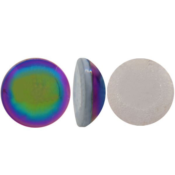 Dreamtime Crystal DC 2080 Hotfix Pearl Cabochon Crystal Scarabaeus Green SS34