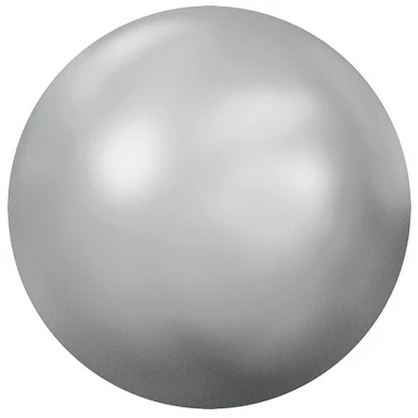 Swarovski 2080/4 Hotfix Pearl Cabochon Crystal Light Chrome SS16