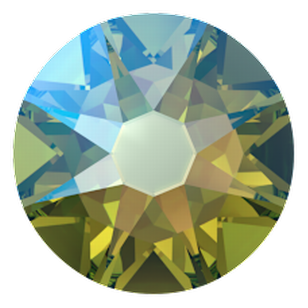 Dreamtime Crystal DC 2088 Flat Back Rhinestone Reinvented Peridot Shimmer SS20