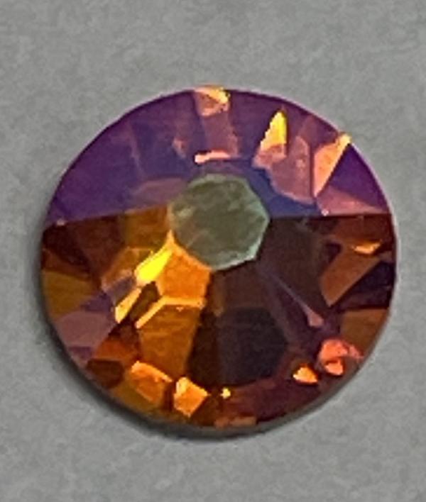 Dreamtime Crystal DC 2058 Flat Back Rhinestone Tangerine Shimmer SS20