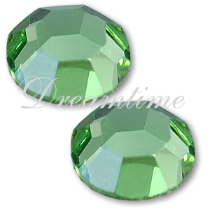 Preciosa Rhinestones Flatback MC Chaton Rose (8 Facets) 12ss Peridot