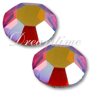 Preciosa Rhinestones Flatback MC Chaton Rose (8 Facets) 12ss Sun AB