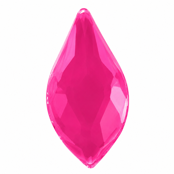 Dreamtime Crystal DC 2205 Flame Flat Back Crystal Electric Pink Ignite 7.5mm