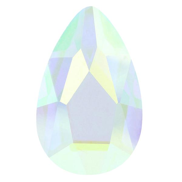 Bling! 2303 Pear Flatback Crystal AB 8x5mm