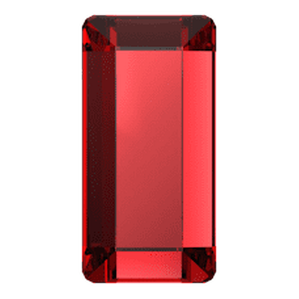 Swarovski 2510 Baguette Light Siam 3.7x1.9mm