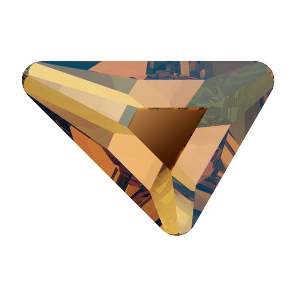 Dreamtime Crystal 2739 Triangle B Hotfix Light Colorado Topaz Shimmer 5.8x5.3mm