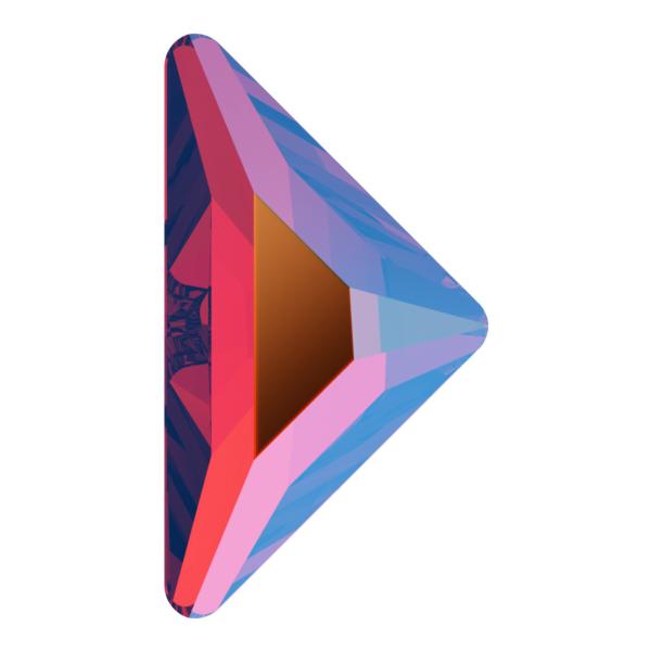 Dreamtime Crystal 2740 Triangle C Hotfix Light Siam Shinmer 10x10mm