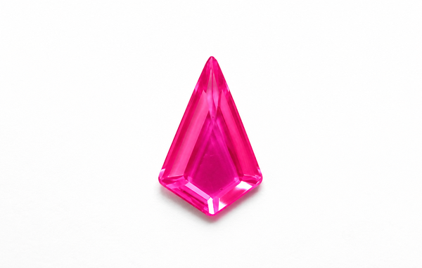 Swarovski 2771 Kite Flat Back Crystal Electric Pink Ignite 8.6x5.6mm