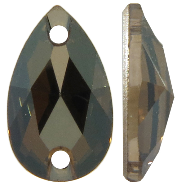 Dreamtime Crystal DC 3230 Pear Rhinestones Golden Shadow